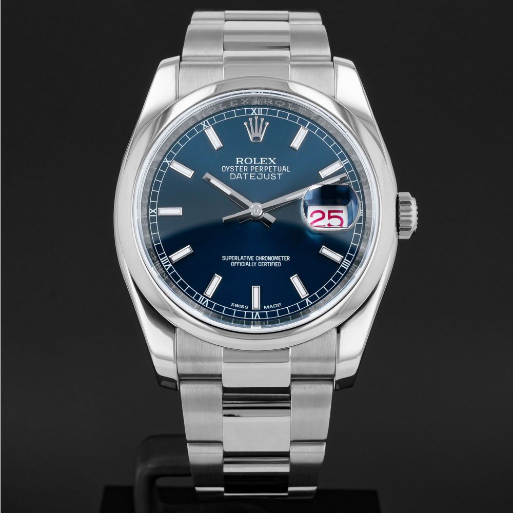 Buy Genuine Used Datejust 36 116200 Watch - Blue Dial | SKU 4242