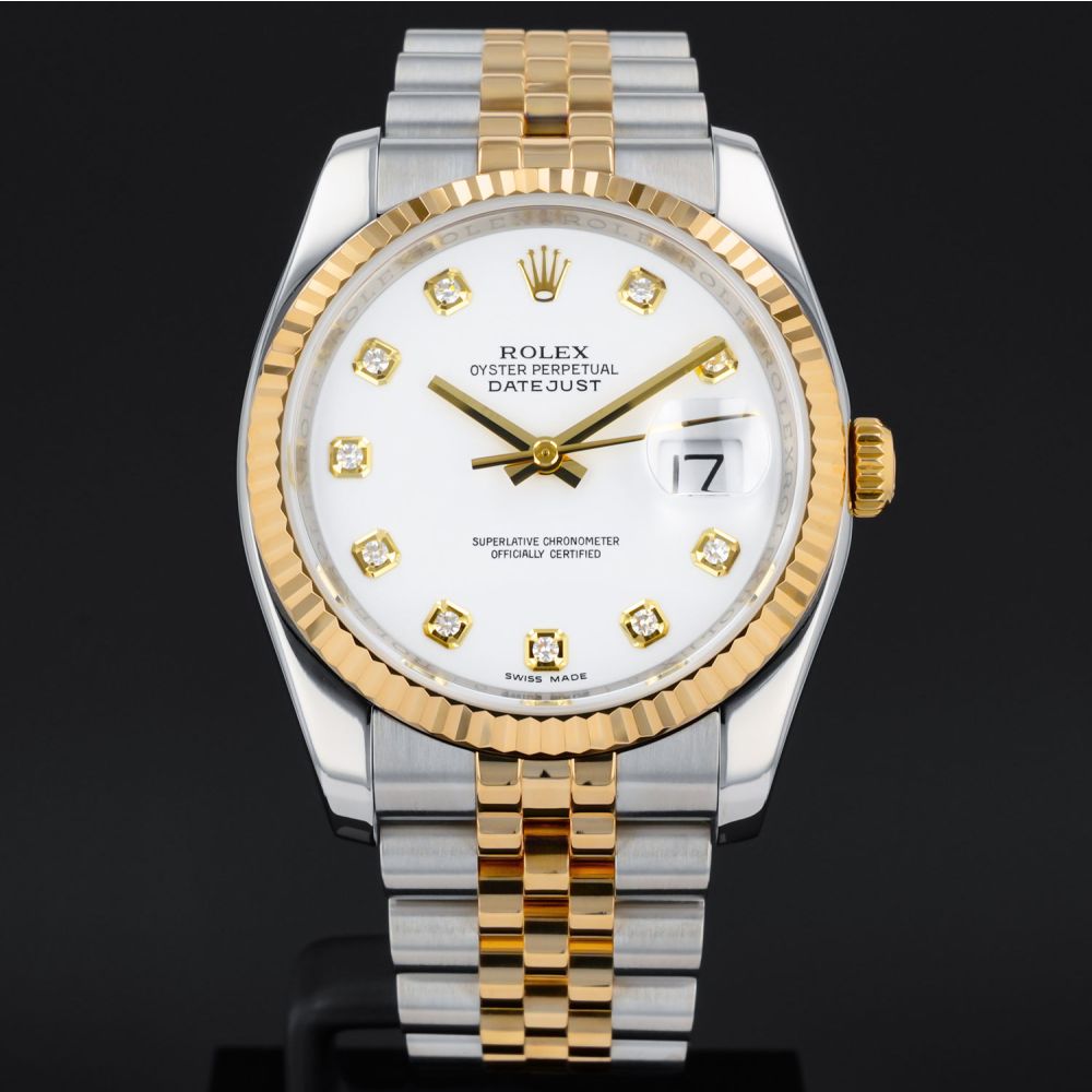 Buy Genuine Used Datejust 36 116233 Watch - White Dial | SKU 5600