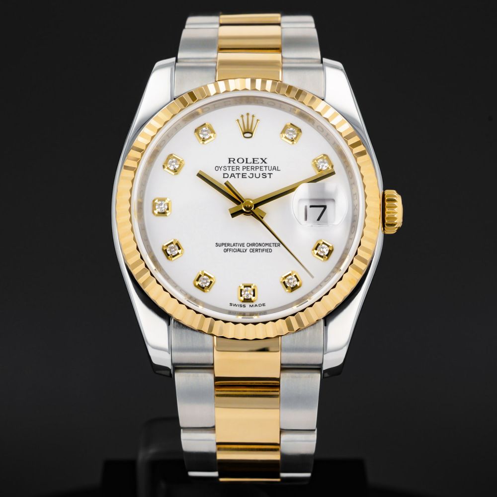 Rolex純正　116233 Buy Genuine Rolex Datejust 36 116233 - White, Oyster | SKU 5603