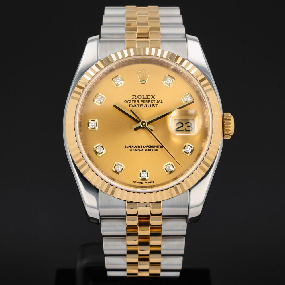 Buy Genuine Used Datejust 36 116233 Watch - Champagne Dial | SKU 4808