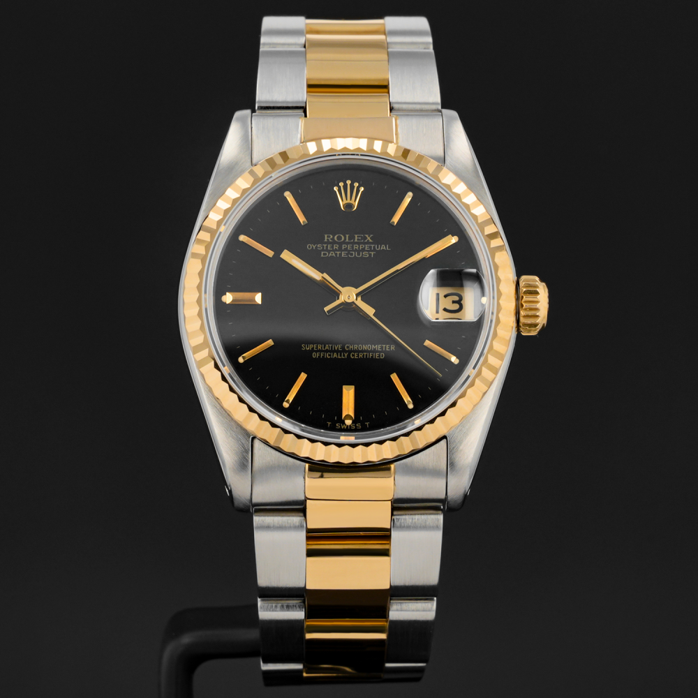 Buy Genuine Rolex Datejust 31 68273 - Black, Oyster | SKU 12575