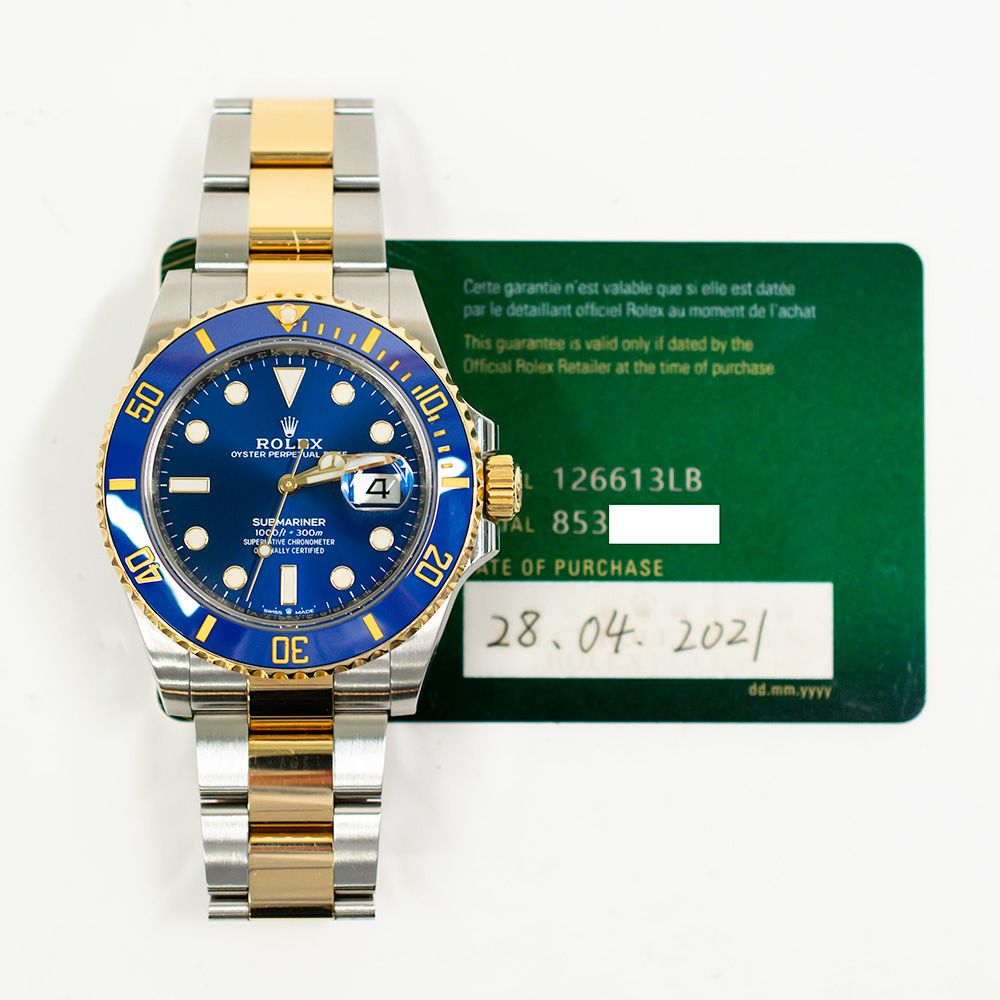 Buy Genuine Used Submariner Date 126613LB Watch - Blue Dial | SKU 9817