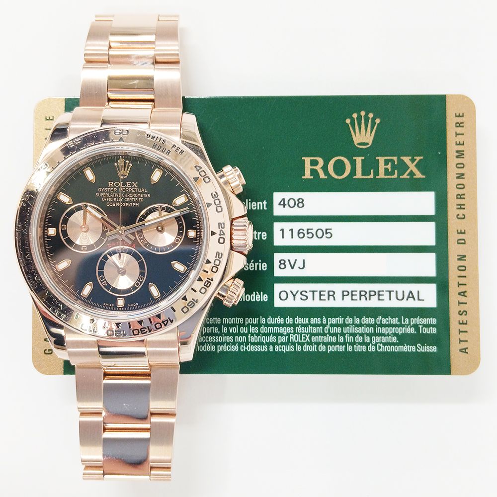 Buy Genuine Used Cosmograph Daytona 116505 Watch - Black Dial