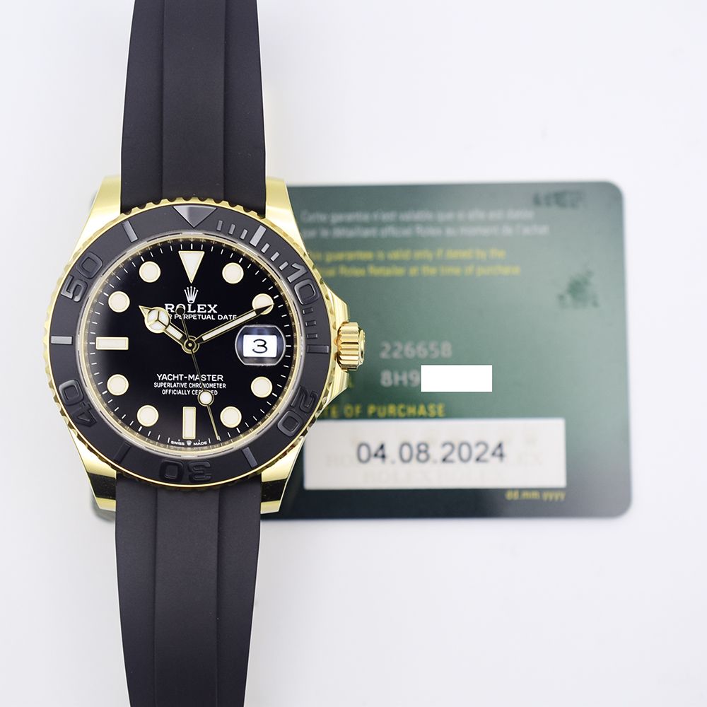 Buy Genuine Used Yacht-Master 42 226658 Watch - Black Dial | SKU 11415