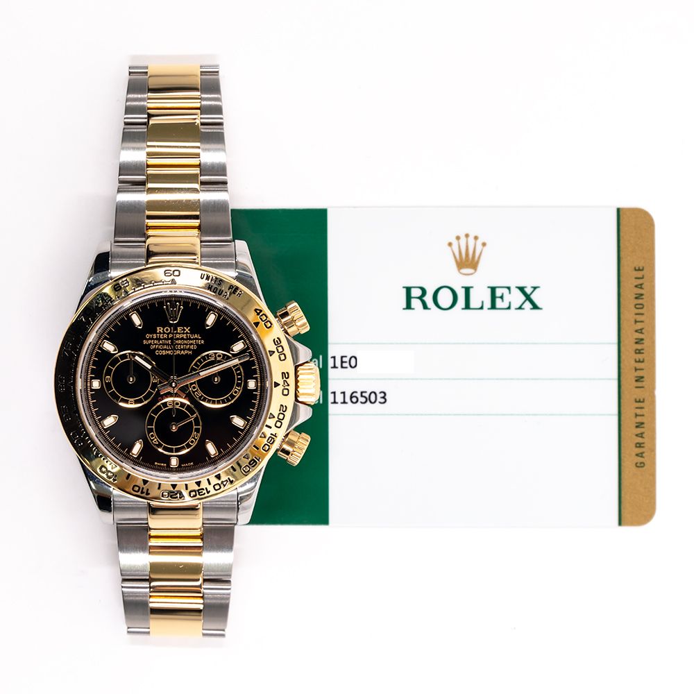 エイト Buy Genuine Rolex Cosmograph Daytona 116503 - Black, Oyster | SKU 8114