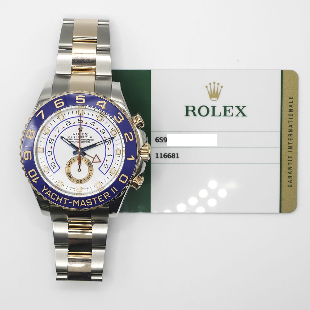 Buy Genuine Used Yacht-Master II 116681 Watch - White Dial | SKU 9771