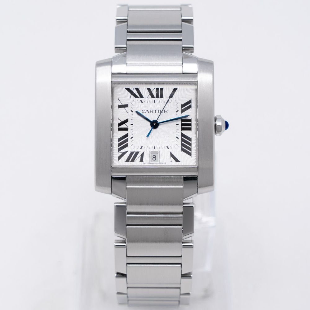 Buy Genuine Cartier Tank Francaise 2302 Wristwatch - Silver Roman