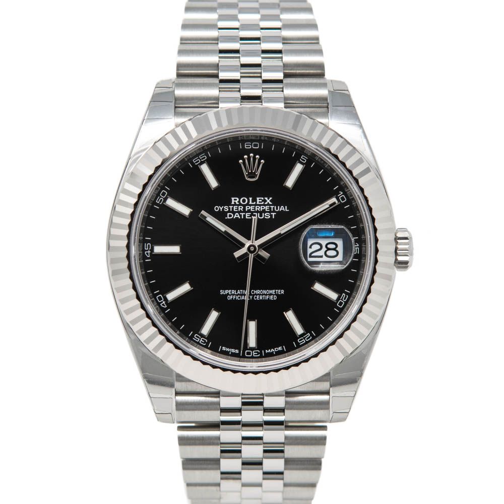 Buy Genuine Used Datejust 41 126334 Watch - Black Dial | SKU 4452