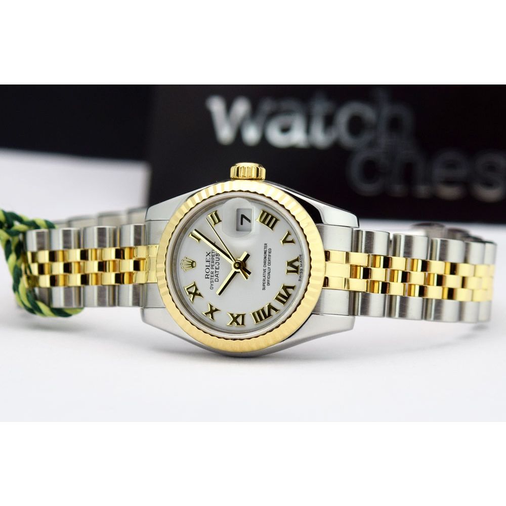 Buy Genuine Used Lady-Datejust 26 179173 Watch - White Dial | SKU 4083