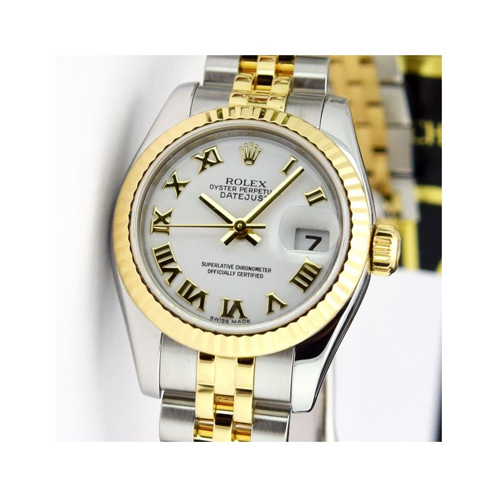 Buy Genuine Used Lady-Datejust 26 179173 Watch - White Dial | SKU 4083