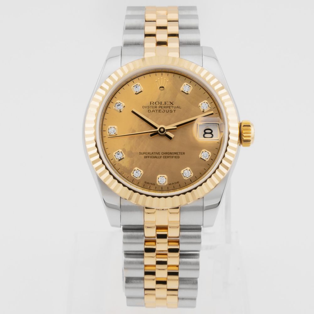 Buy Genuine Rolex Datejust 31 178273 - Yellow Mother of Pearl