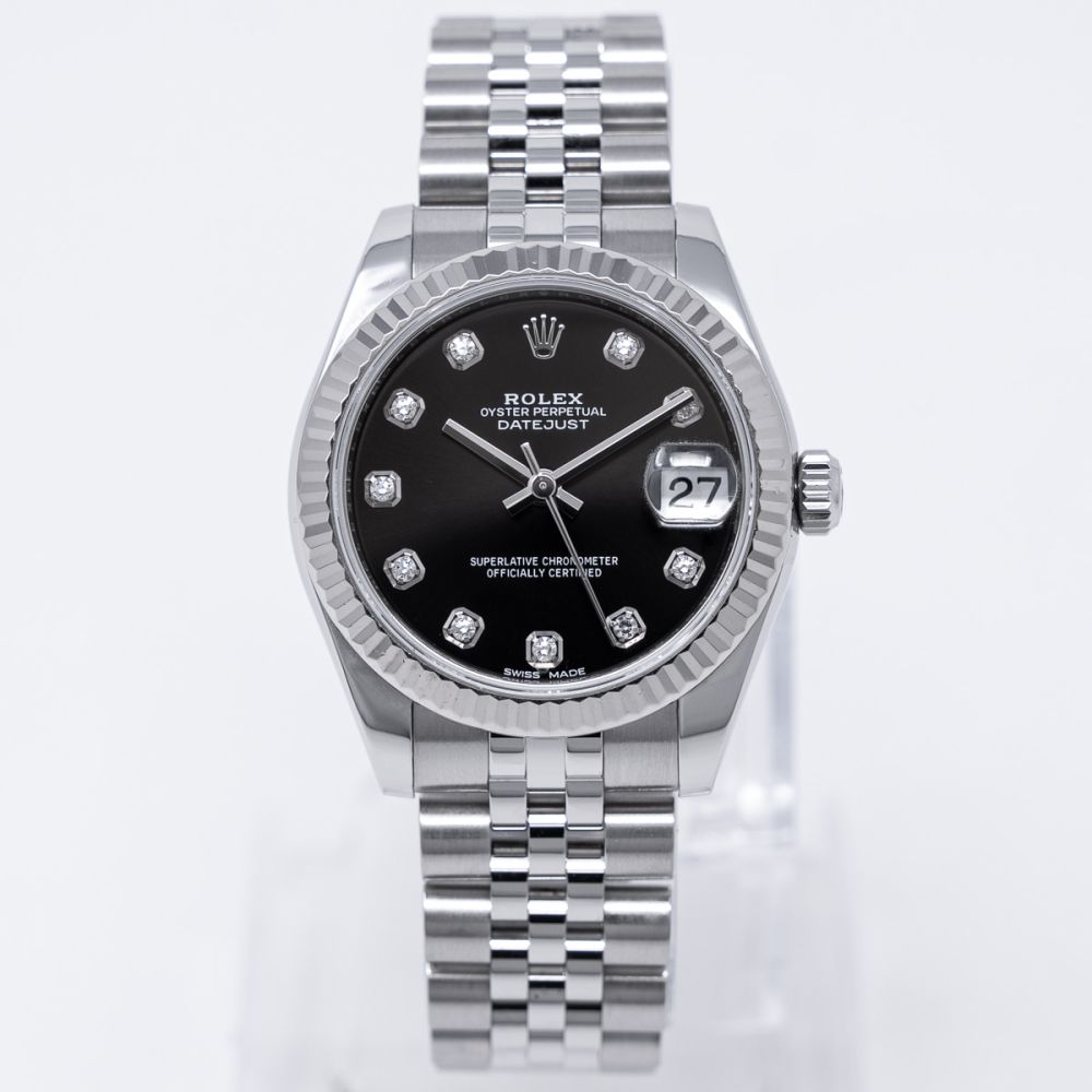 Buy Genuine Used Datejust 31 178274 Watch - Black Dial | SKU 4032