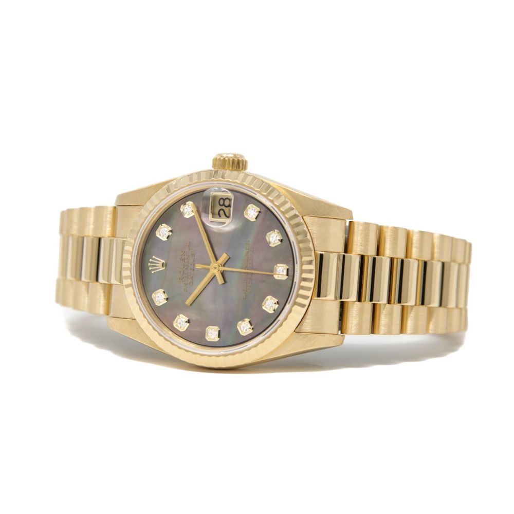 Buy Genuine Used Datejust 31 68278 Watch - Black Mother of Pearl