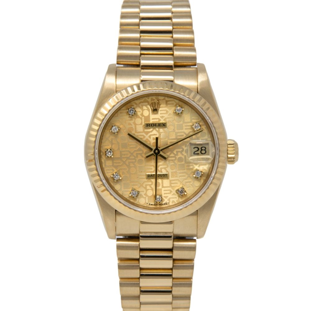 Buy Genuine Used Datejust 31 68278 Watch - Champagne Jubilee Dial