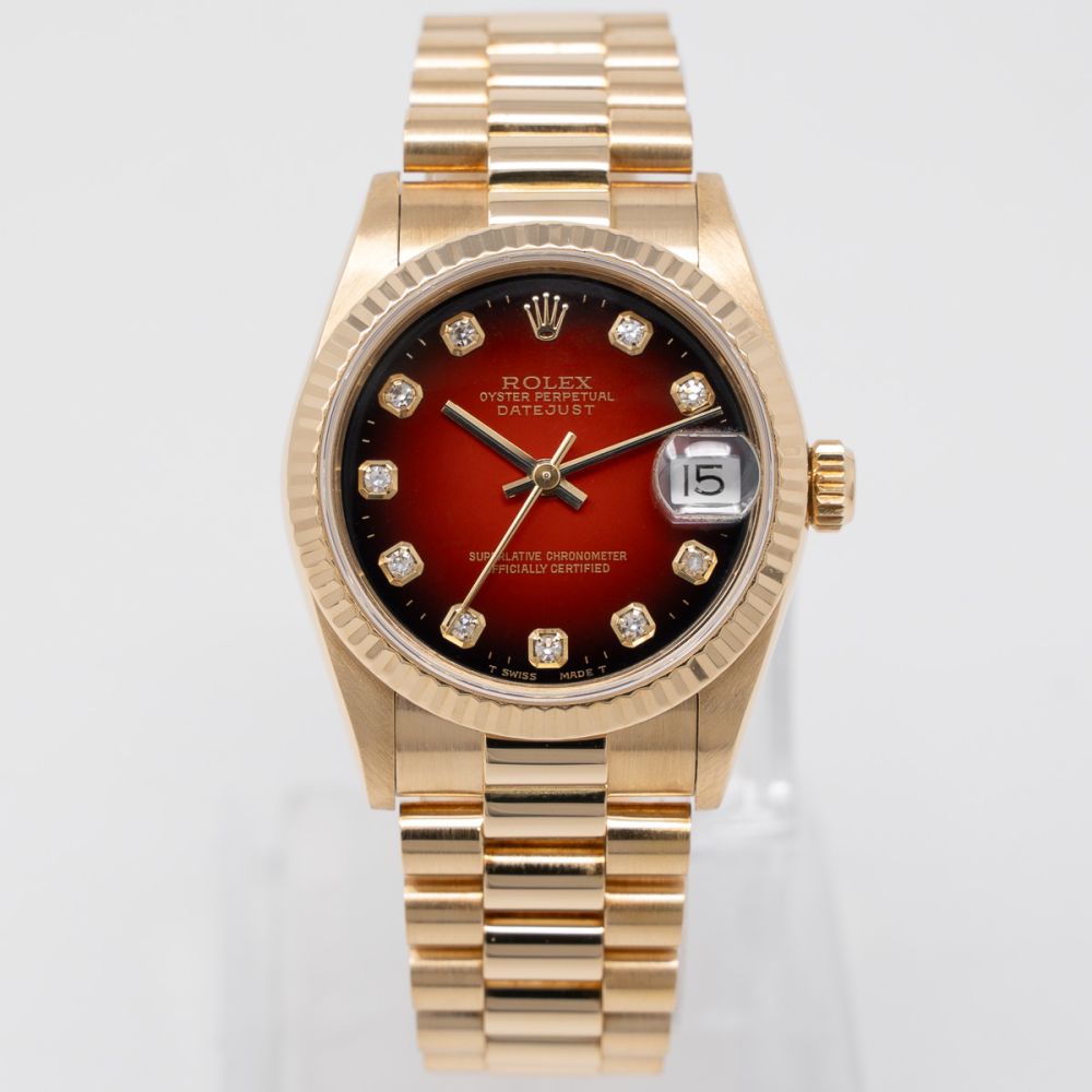 Buy Genuine Used Datejust 31 68278 Watch - Red Vignette Dial | SKU