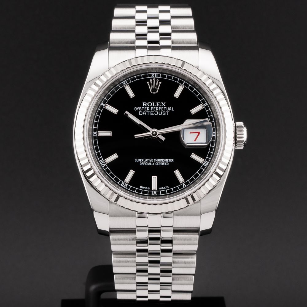 Buy Genuine Used Datejust 36 116234 Watch - Black Dial | SKU 1887