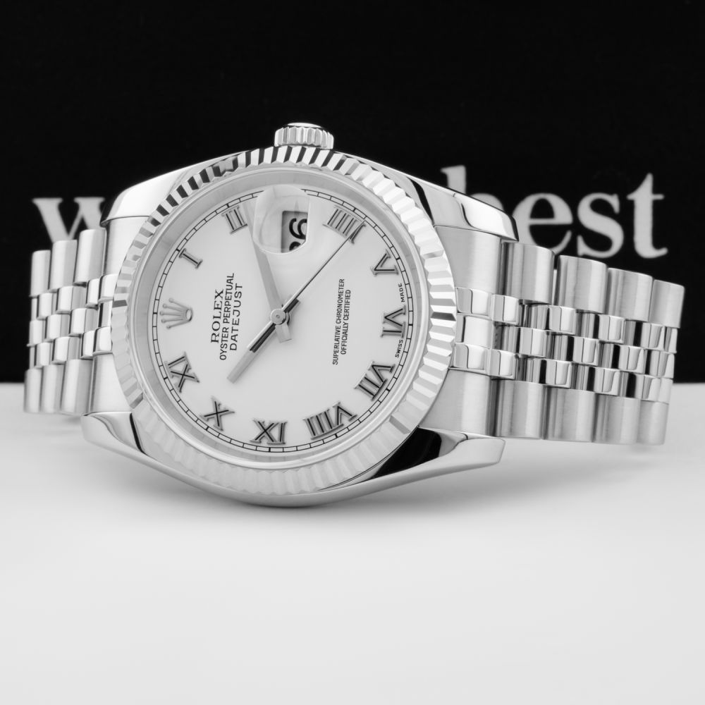 Buy Genuine Used Datejust 36 116234 Watch - White Dial | SKU 1284