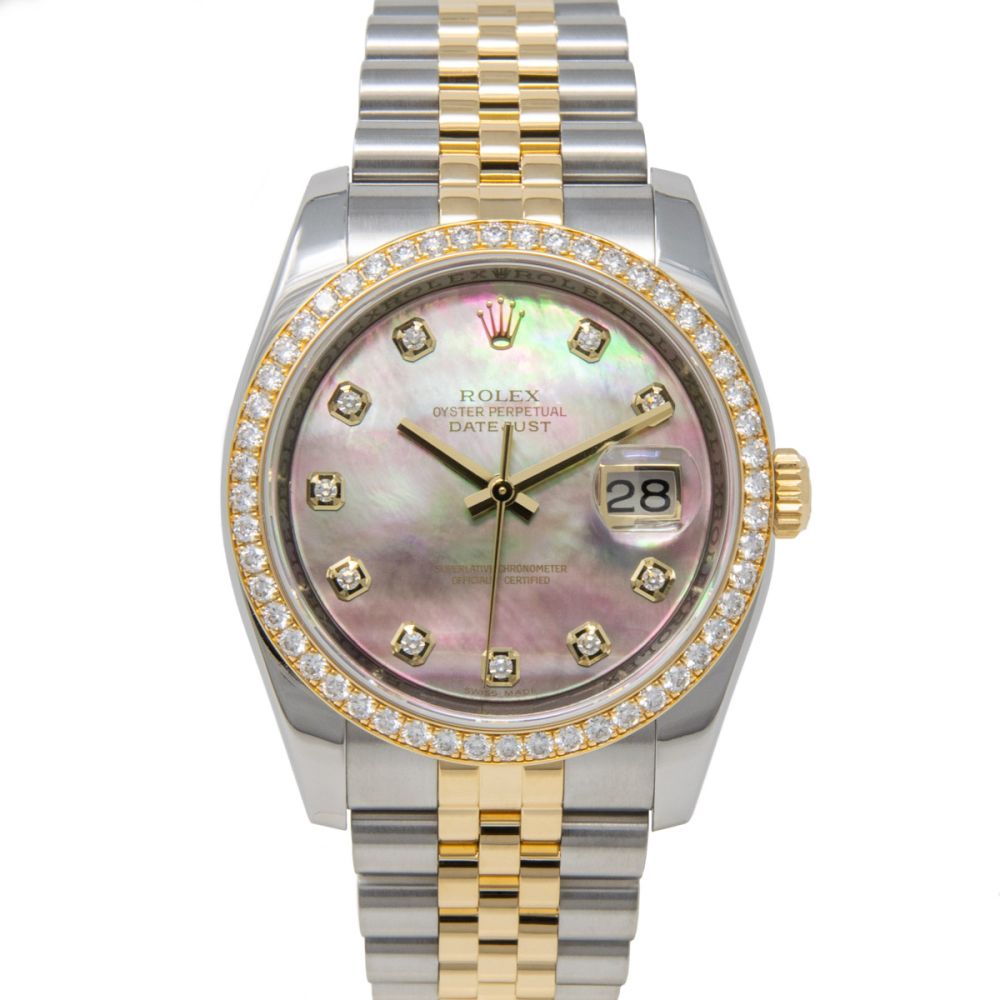 Buy Genuine Used Datejust 36 116243 Watch - Black Mother of Pearl