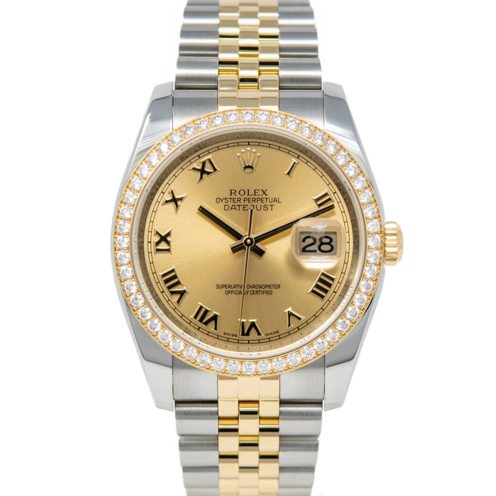 師*匠様 Champion 1st TRUE TO ARCHIVES C3-Q0 Buy Genuine Used Datejust 36 116243 Watch - Champagne Dial | SKU 5149