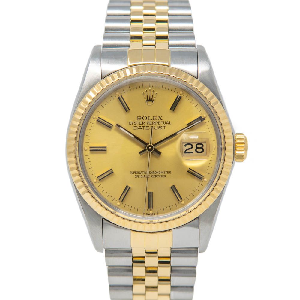 Buy Genuine Used Datejust 36 16013 Watch - Champagne Dial | SKU 2026