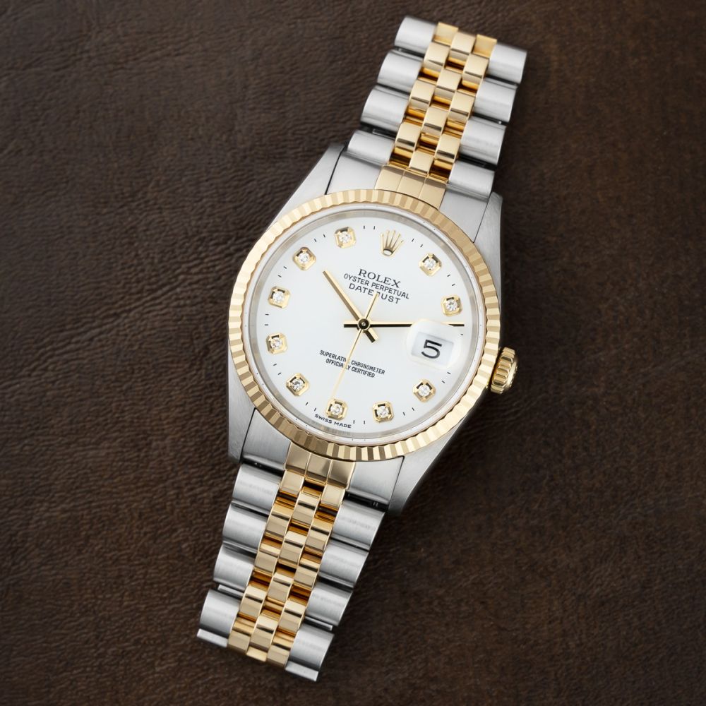 Buy Genuine Used Datejust 36 16233 Watch - White Dial | SKU 11220