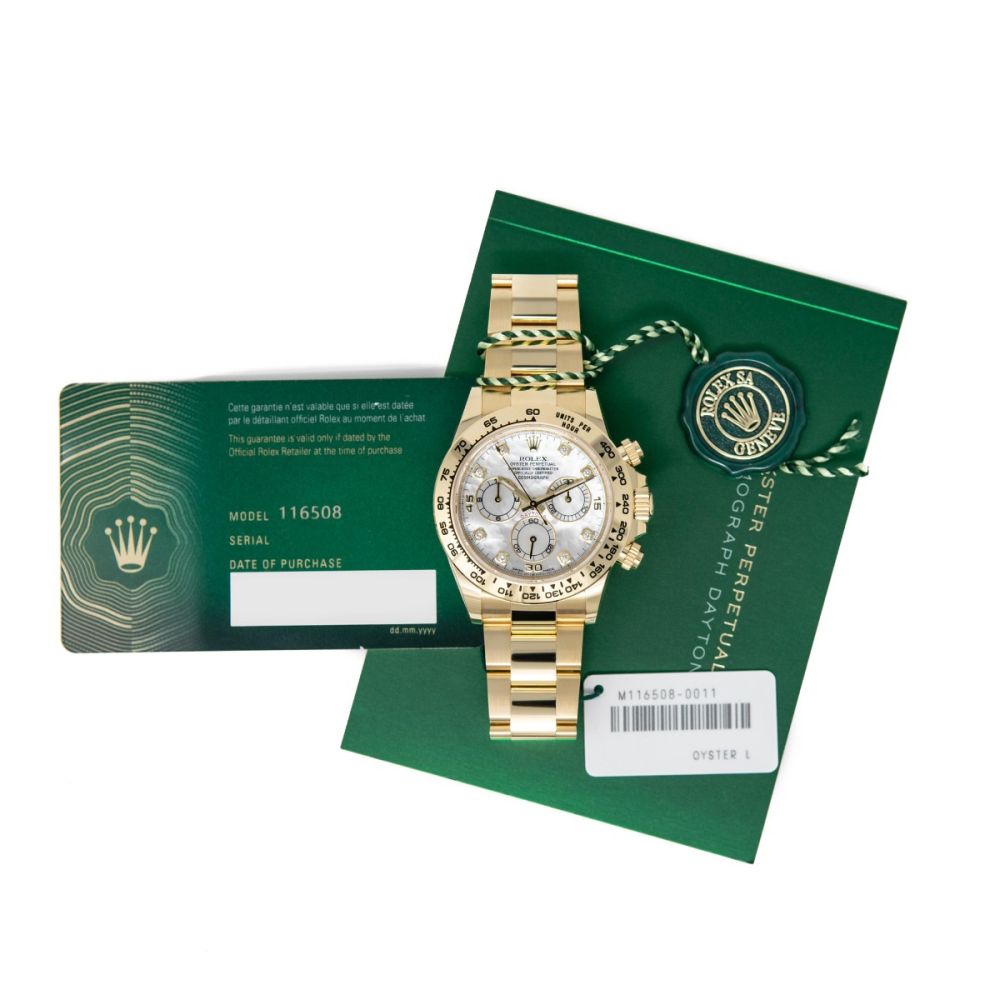 Buy Genuine Rolex Cosmograph Daytona 116508 - Mother of Pearl