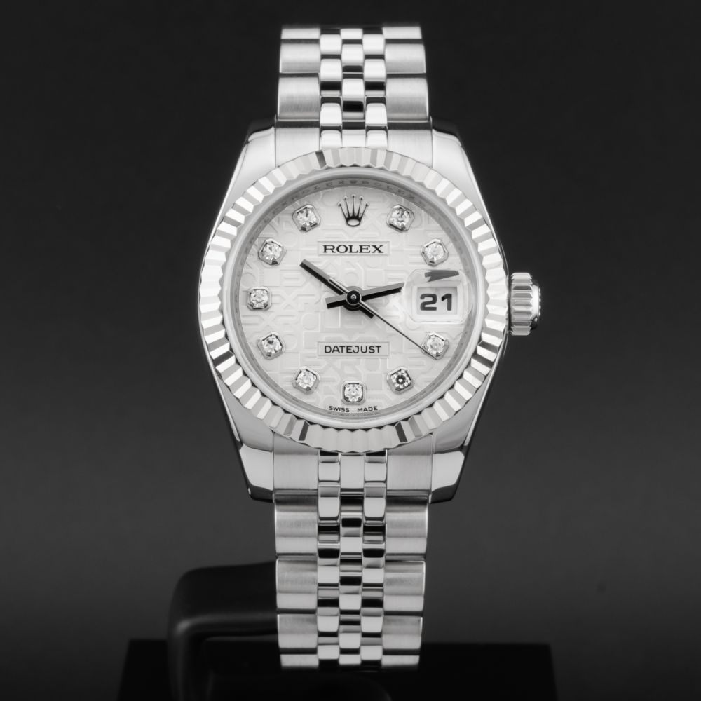 Buy Genuine Rolex Lady-Datejust 26 179174 - Silver Jubilee