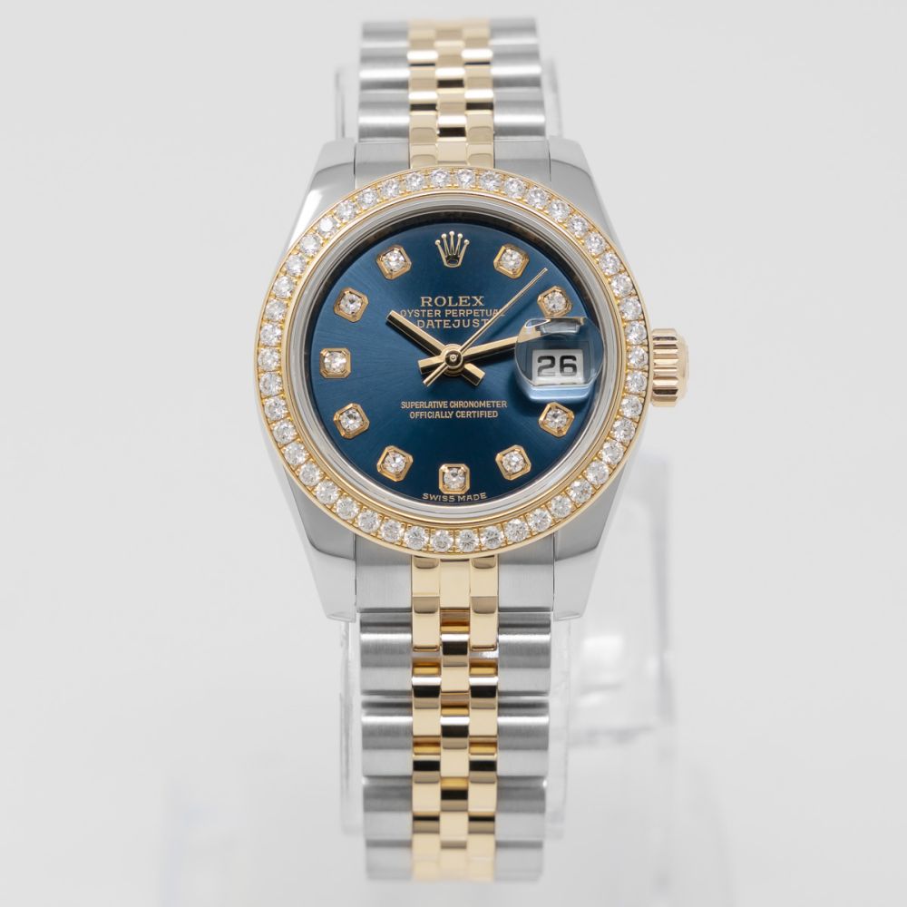 Buy Genuine Used Lady-Datejust 26 179383 Watch - Blue Dial | SKU 5260