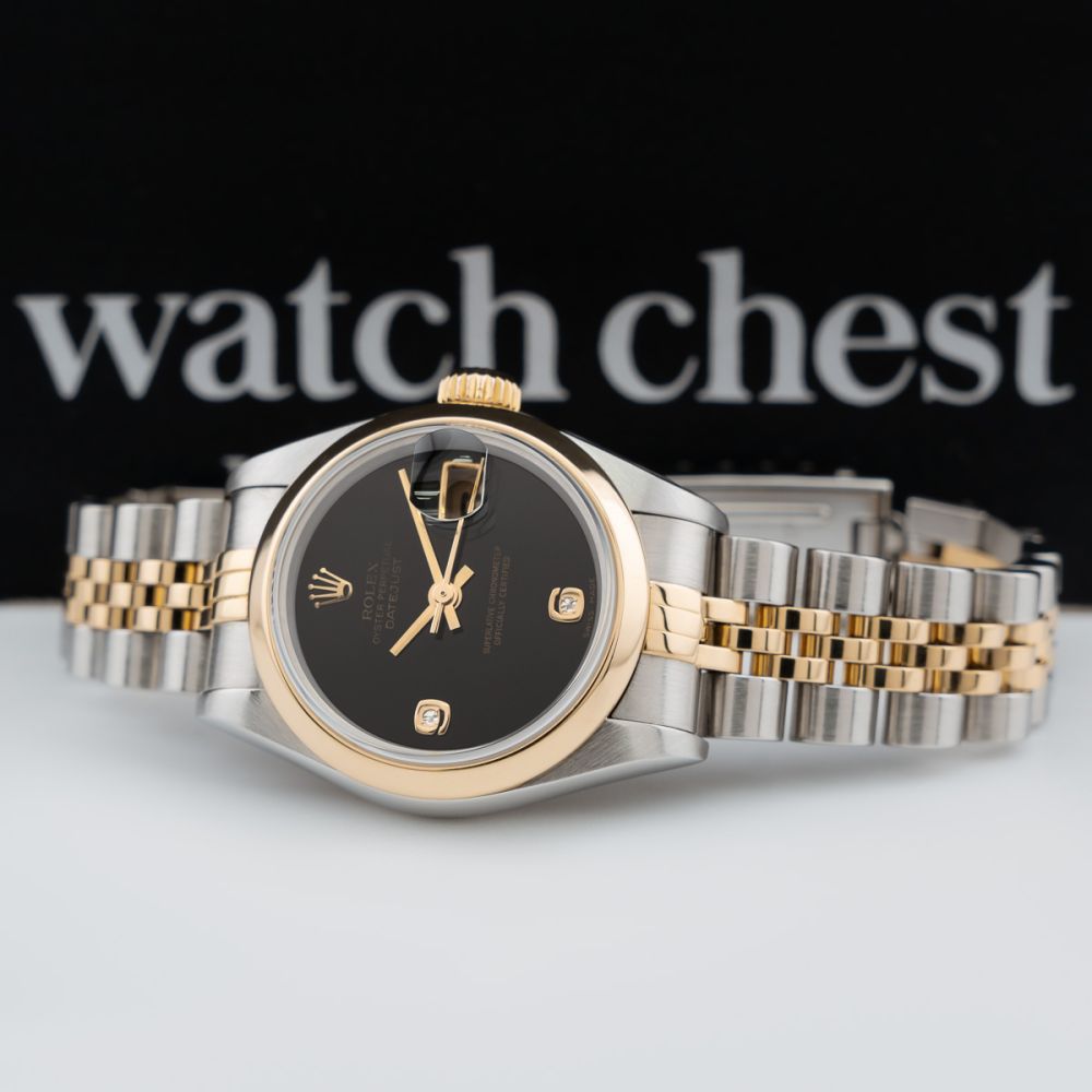 Buy Genuine Used Lady-Datejust 26 79163 Watch - Black Onyx Dial