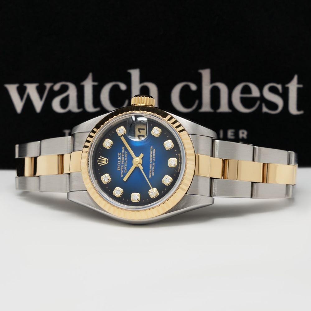 Buy Genuine Used Lady-Datejust 26 79173 Watch - Blue Vignette Dial