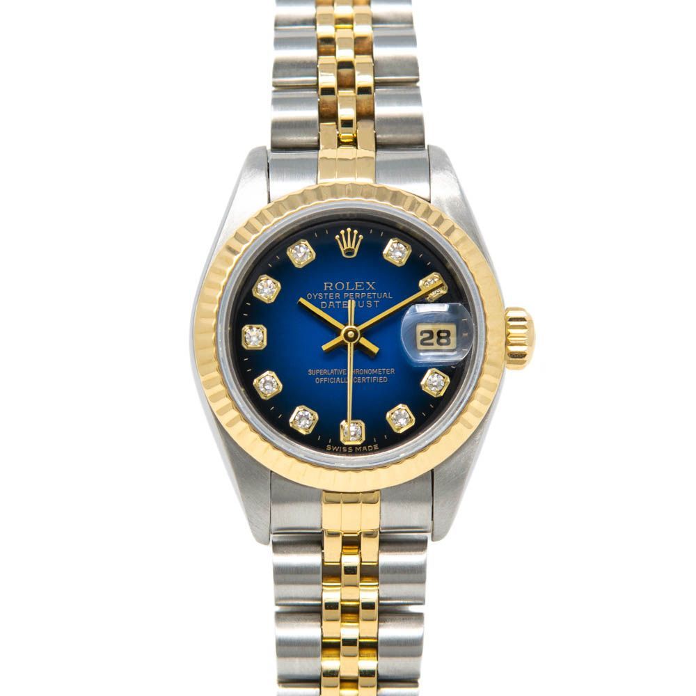 Buy Genuine Used Lady-Datejust 26 69173 Watch - Blue Vignette Dial