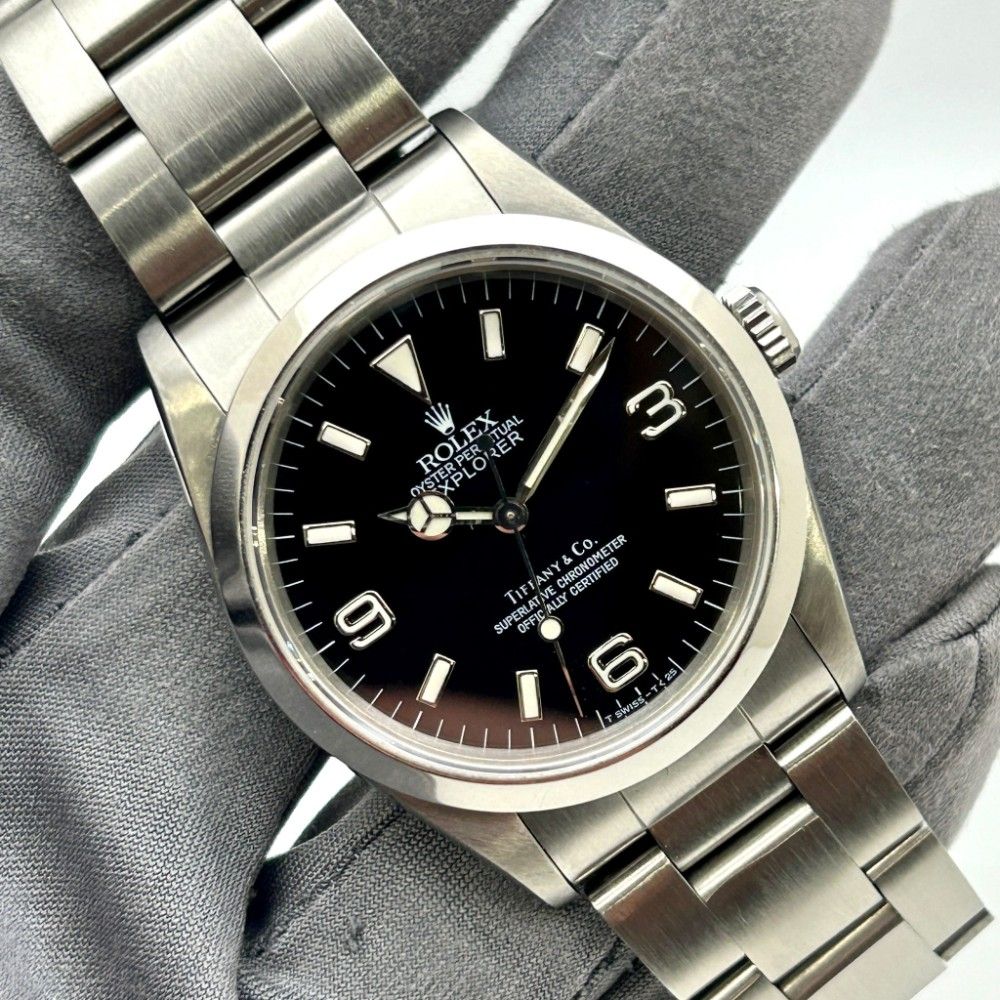 Buy Genuine Rolex Explorer 14270 - Black, Oyster | SKU 11130
