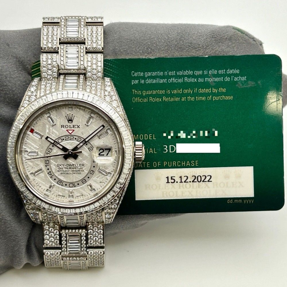 Buy Genuine Used Sky-Dweller 326959TBR Watch - Meteorite Dial