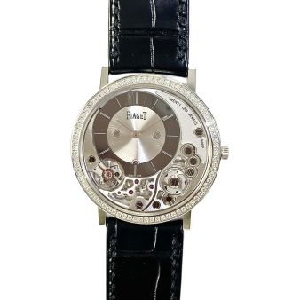 Piaget, Altiplano, Skeleton Dial, Black Leather Strap G0A39112