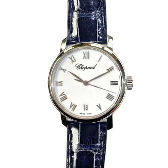 Chopard Classic Black 124200-1001 White Gold, White Roman Dial