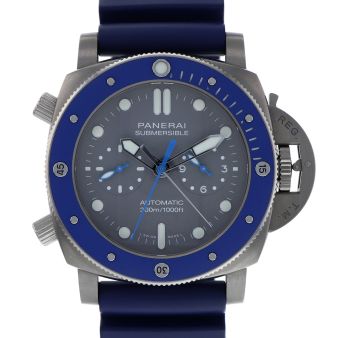 2020 Panerai Submersible Guillaume Nery Edition,  PAM00982, 47mm, Titanium, Black Dial, Watch Only