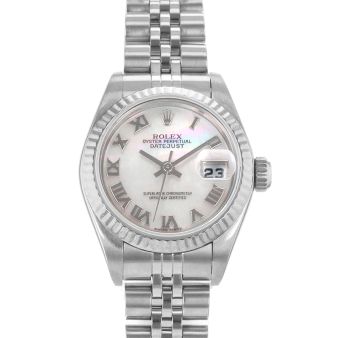 2002 Rolex Lady-Datejust, 79174, Steel & Gold, Mother of Pearl Roman Dial, Jubilee Bracelet, Watch Only