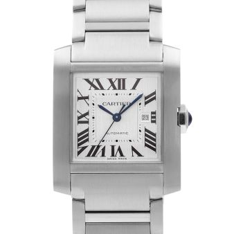 Cartier Tank Francaise, WSTA0067, 36mm x 30mm, Steel, Silver Roman Dial, Box Only
