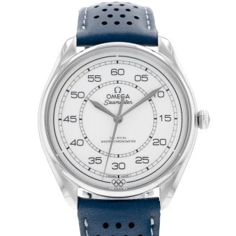 Omega Seamaster Olympic Official Timekeeper, 522.32.40.20.04, 39mm, Steel, White Arabic Dial, Watch Only