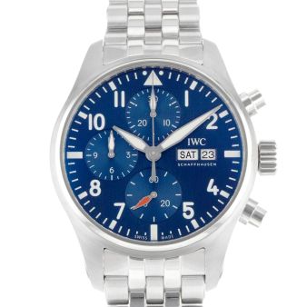 IWC Pilot's Watch Chronograph, IW388102, 41mm, Steel, Blue Dial, Watch Only