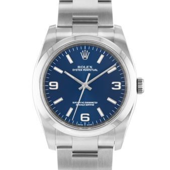 Buy Rolex Oyster Perpetual 36, Blue Dial, Steel, 116000 Oyster Bracelet