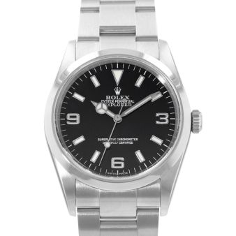 2004 Rolex Explorer 114270, 36mm, Steel, Black Dial, Oyster Bracelet, Papers Only (Renewed)