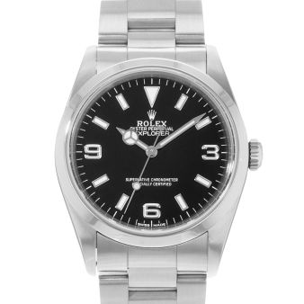 Rolex Explorer, 14270, 36mm, Steel, Black Dial, Oyster Bracelet, Watch Only