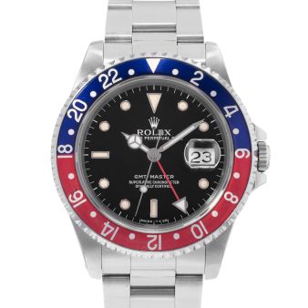 1996 Rolex GMT-Master "Pepsi", 16700, Steel, Black Dial, Oyster Bracelet, Box & Papers