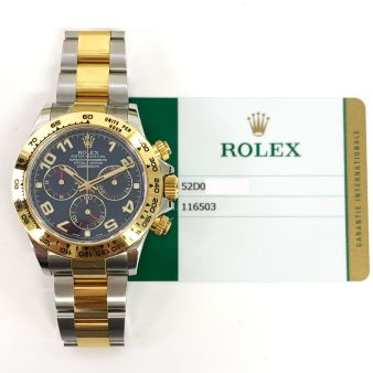 Buy Rolex Cosmograph Daytona 116503 Wristwatch - Blue Arabic Dial Oyster Bracelet