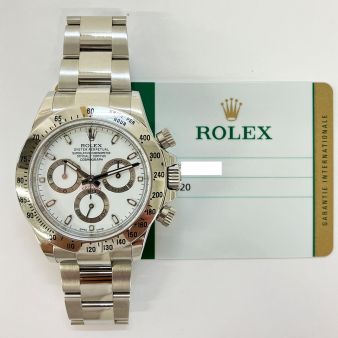 Buy Rolex Men's Daytona White 116520 Wristwatch For Sale