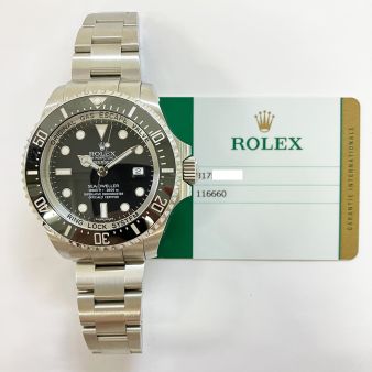 Rolex Sea-Dweller Deepsea 116660, Oyster Bracelet, Black Dial
