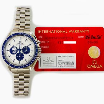 Omega, Speedmaster "Silver Snoopy Award" 50th Anniversary, Silver Dial, Stainless Steel, 310.32.42.50.02.001