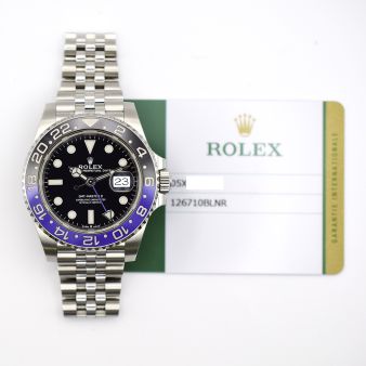 2019 Rolex GMT-Master II 'Batgirl' 126710BLNR, 40mm, Steel, Blue & Black Bezel, Box & Papers