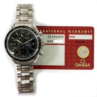 Omega, Speedmaster Date, Black Dial, Stainless Steel, 3210.50.00